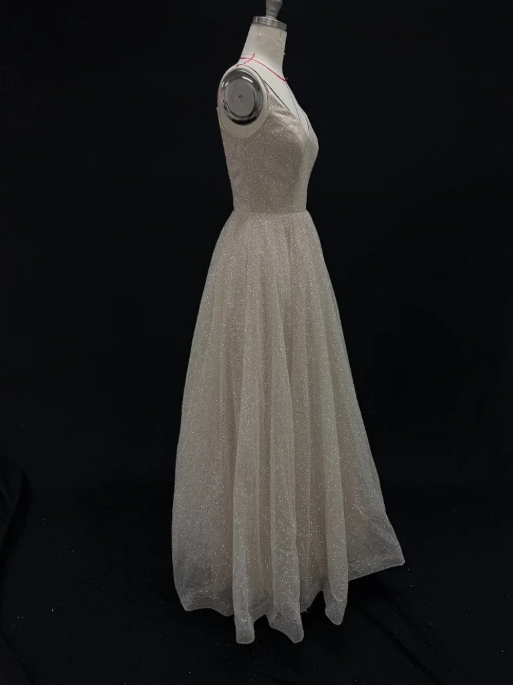 new with tag Sparkle Wedding Dress Heist blush color - Picture 7 of 10